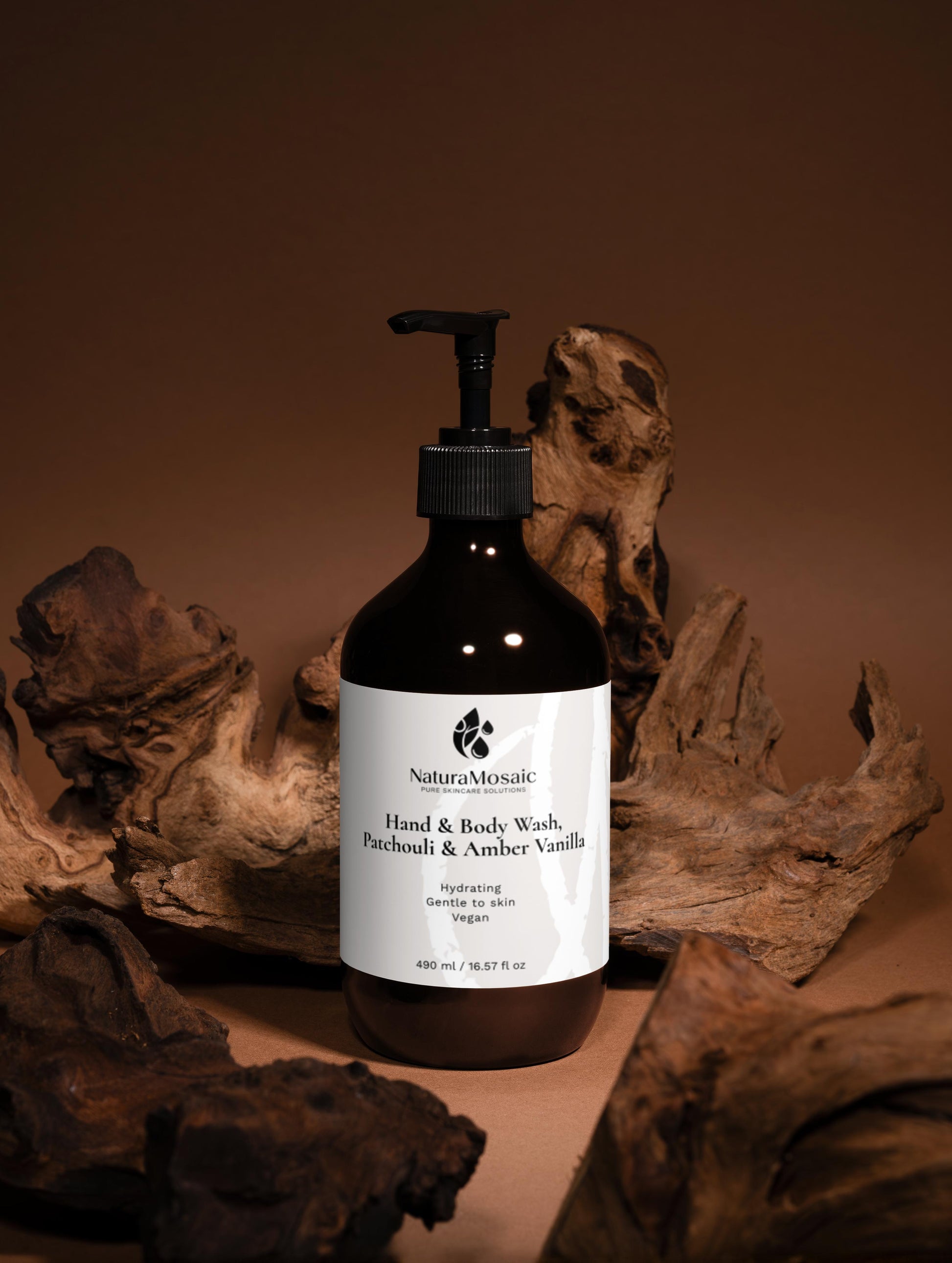 Hand & Body Wash, Patchouli & Amber Vanilla